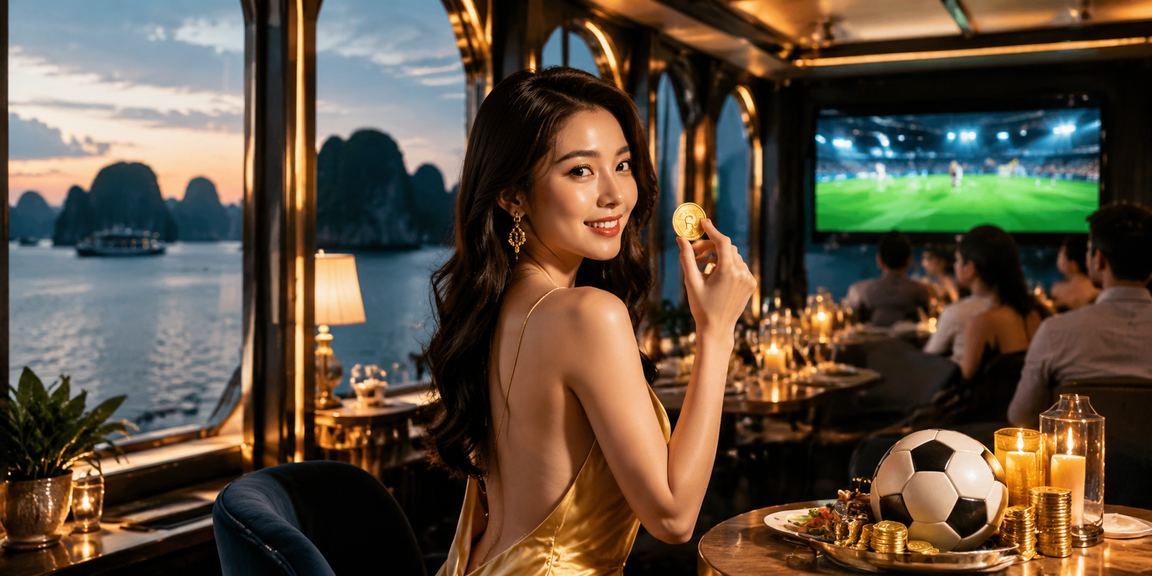 Cảnh quan trải nghiệm thể thao và cá cược tại vịnh Hạ Long